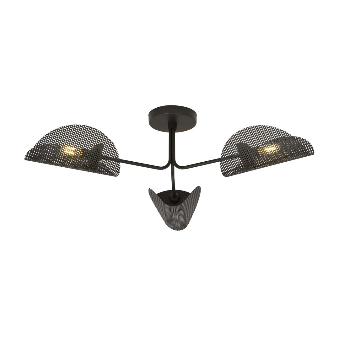 Lampa Sufitowa Gomez 3 Black Oprawa Oświetleniowa
