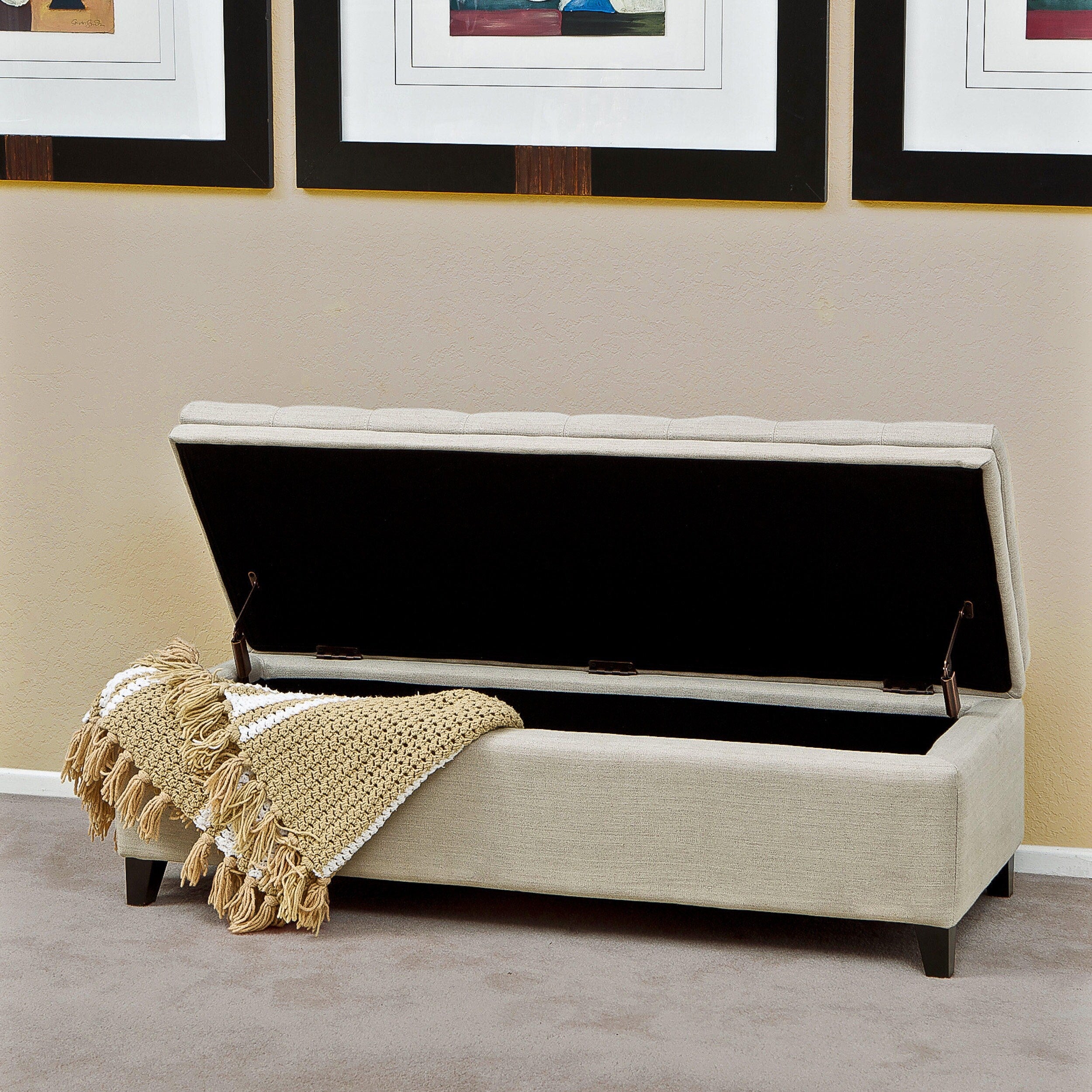 Upholstered Storage Bench
