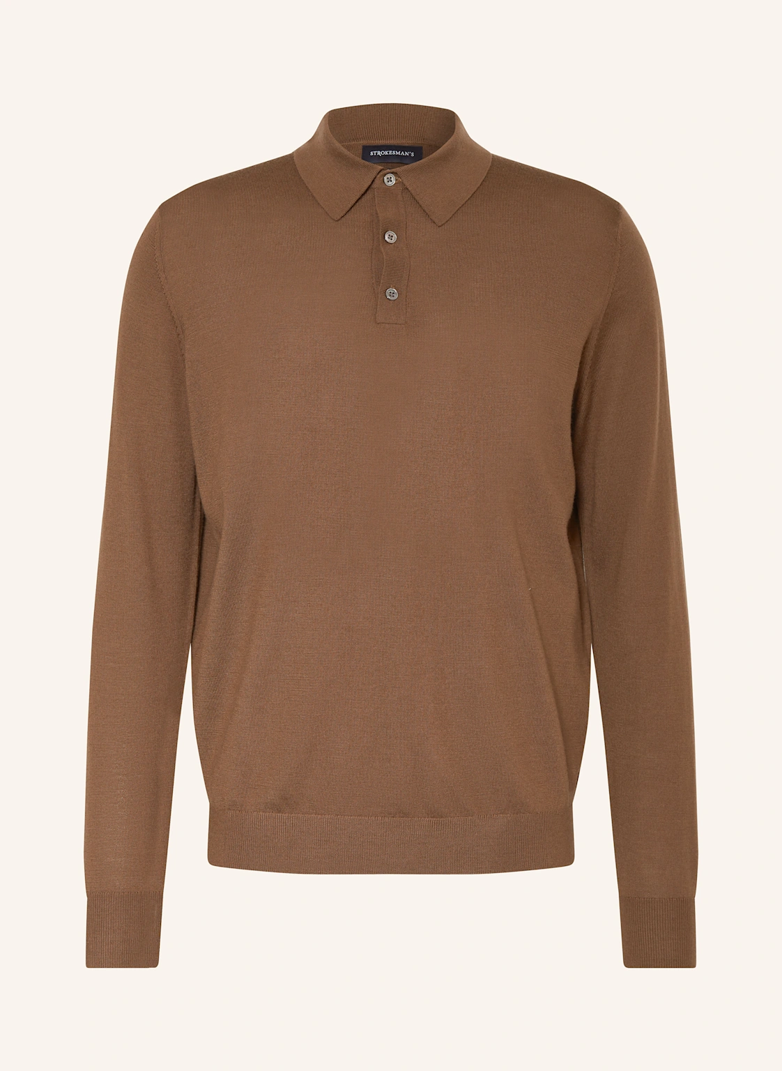 STROKESMAN'S Strick-Poloshirt