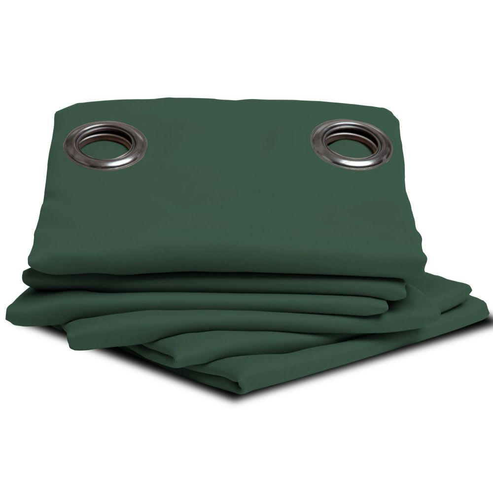 - Rideau occultant vert 140 x 260