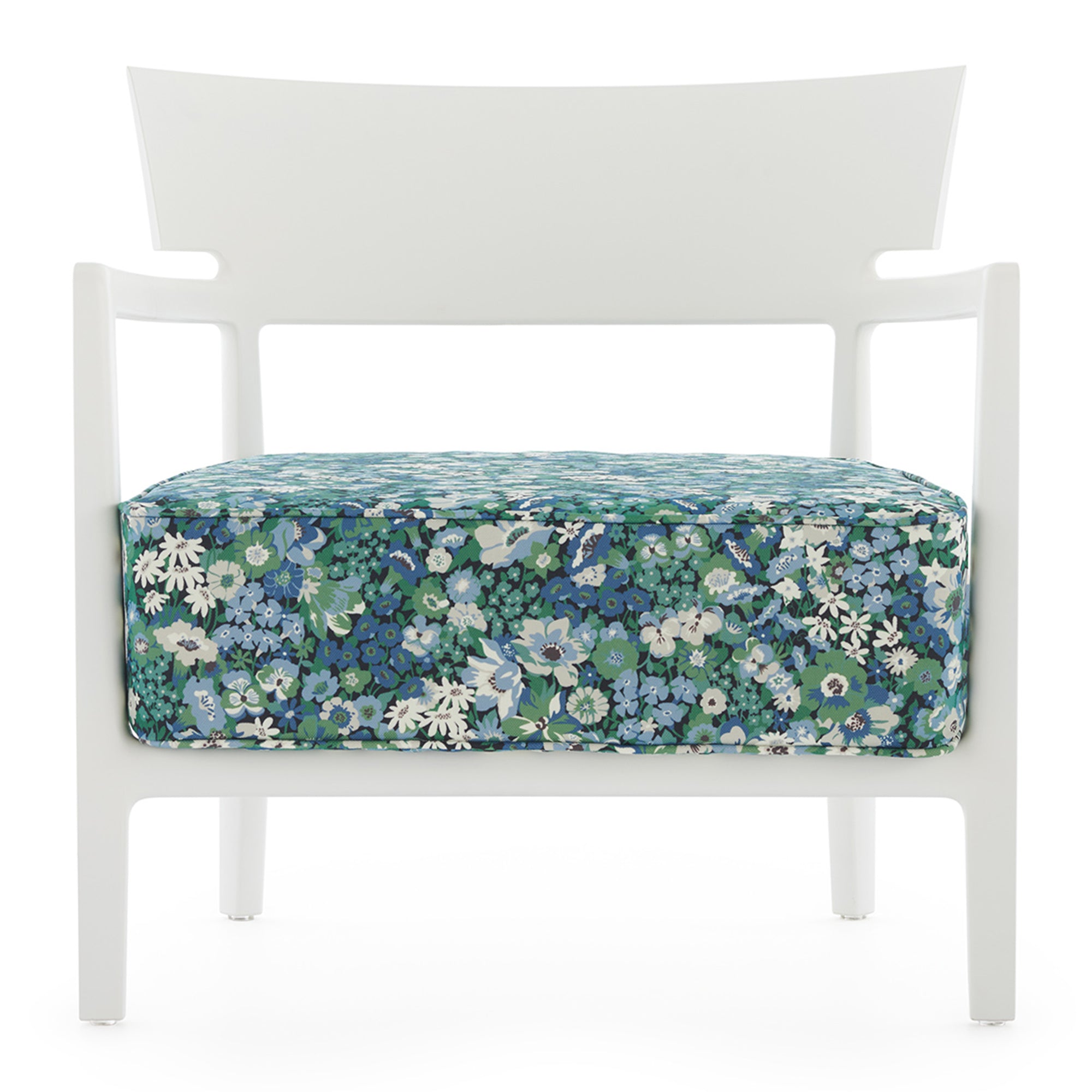 Kartell Cara Mat Liberty Tuinstoel - Floral Blauw