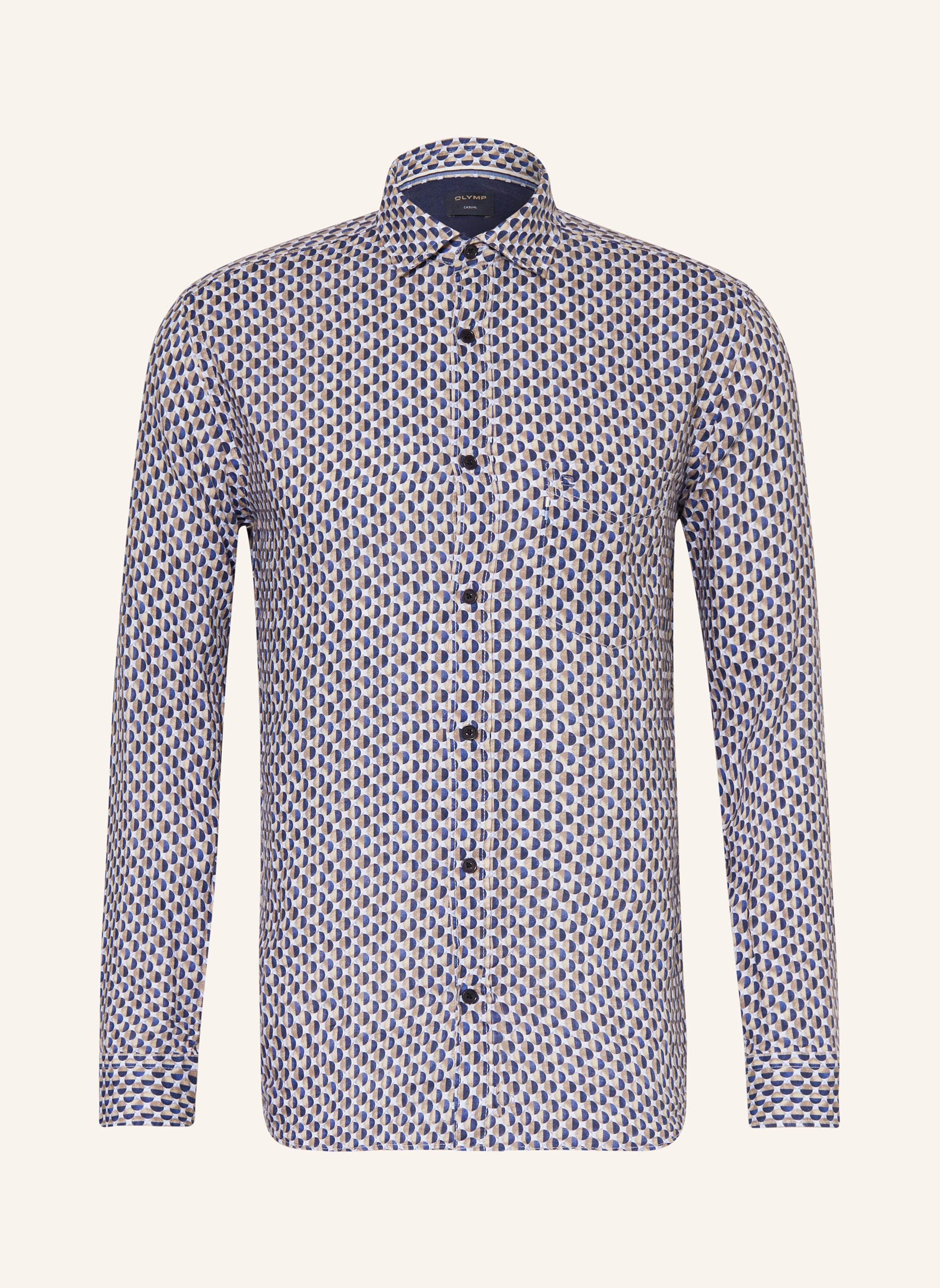 OLYMP Leinenhemd Casual regular fit