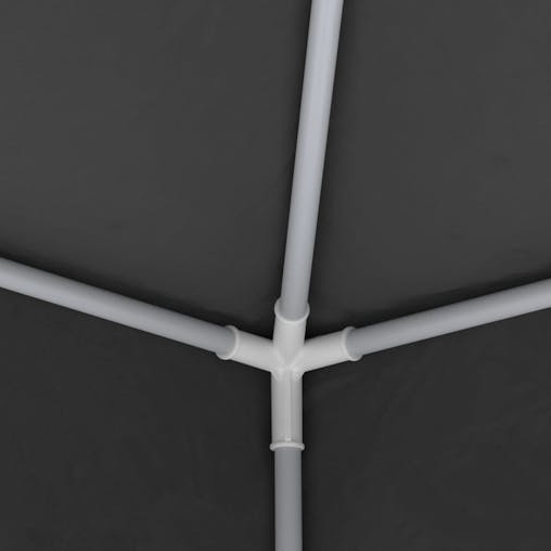 NNEVL Professional Party Tent with Side Walls 4x6 m Anthracite 90 g/m&sup2;