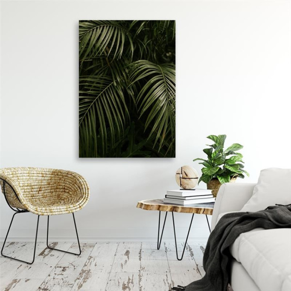 Feeby Obraz na płótnie Zielone palmowe liście 40x60
