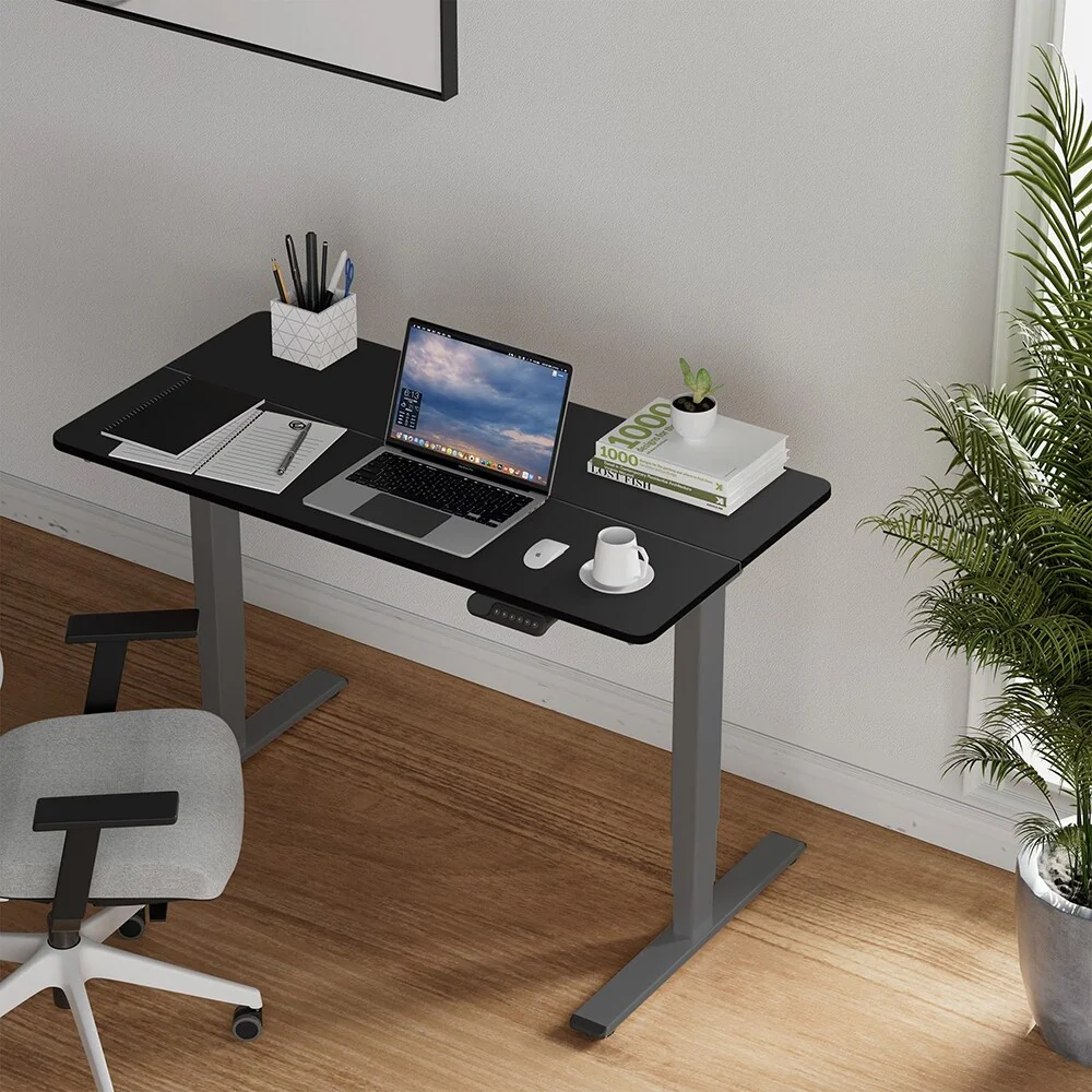 Electric Standing Desk, Dual Motor 3-Stage Leg Adjustable 55x28-inch