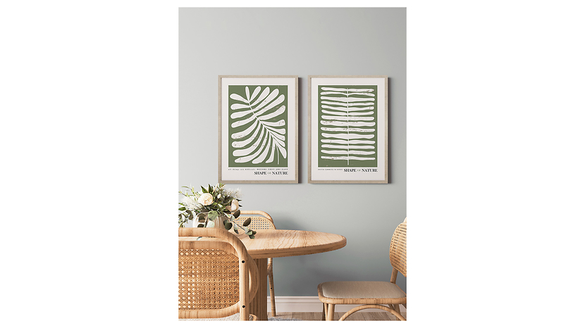 Obraz w ramie Shape Of Nature No.1 53x73 cm