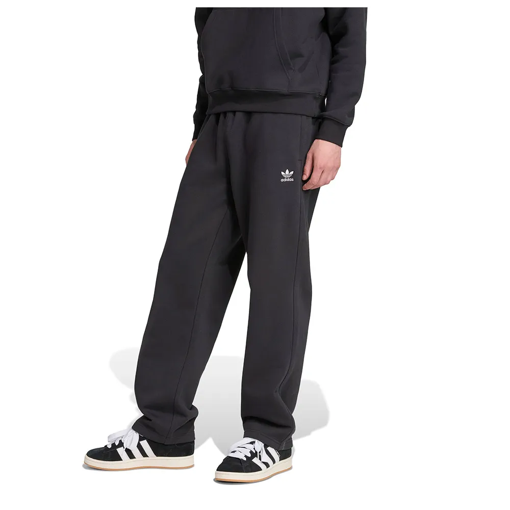 adidas Originals Trefoil Essentials Open Hem joggers refurbished