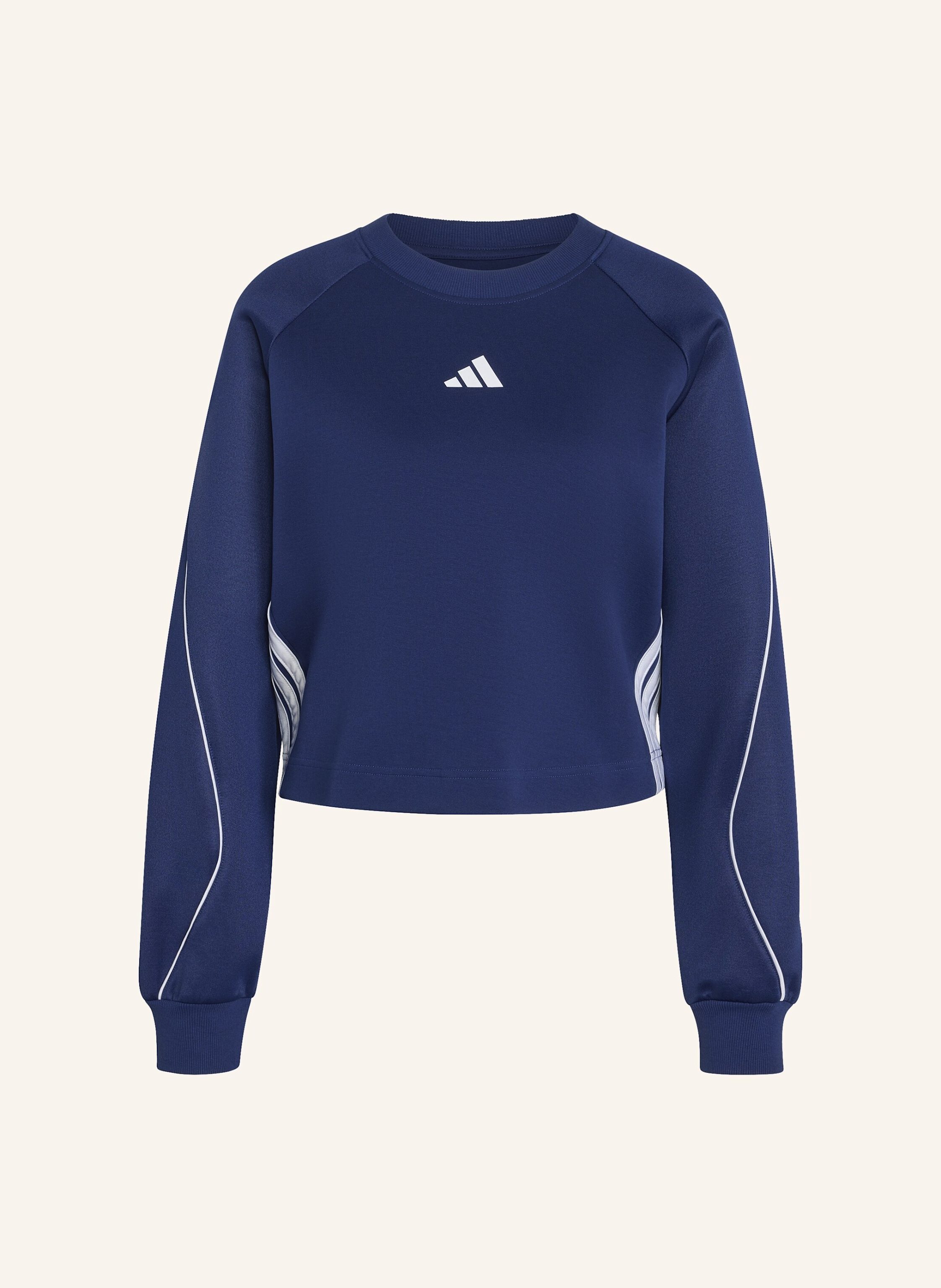 adidas STADIUM 3-STREIFEN SWEATSHIRT MIT RUNDHALSAUSSCHNITT