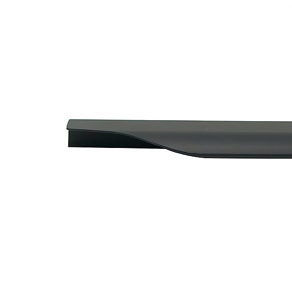 2 poignées de meuble de salle de bains l.60 cm alu noir mat Imandra