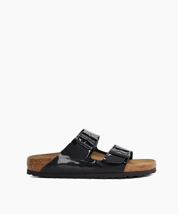Arizona Birko F Black - Two Strap Sandals