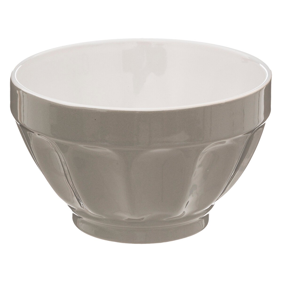 Tigela COLORAMA cinza de cerâmica 60cl