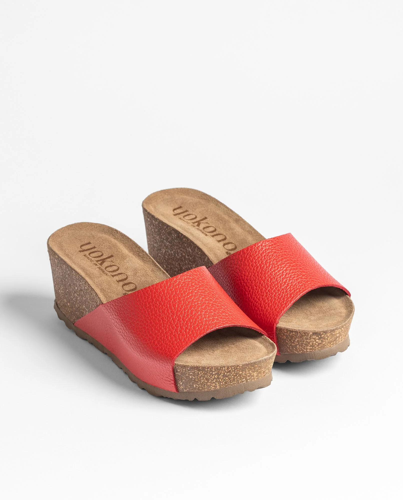 Sandalia cuña BARI-265 coral