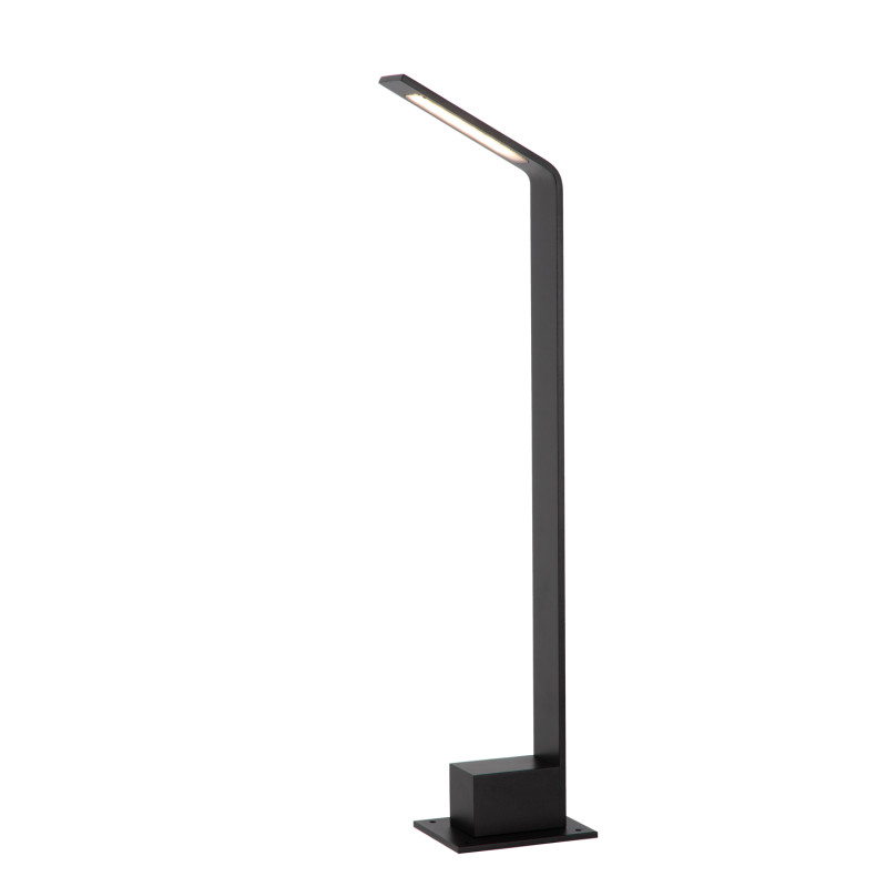 Borne extérieure LED Lawford noire 60 cm 6 W LUCIDE