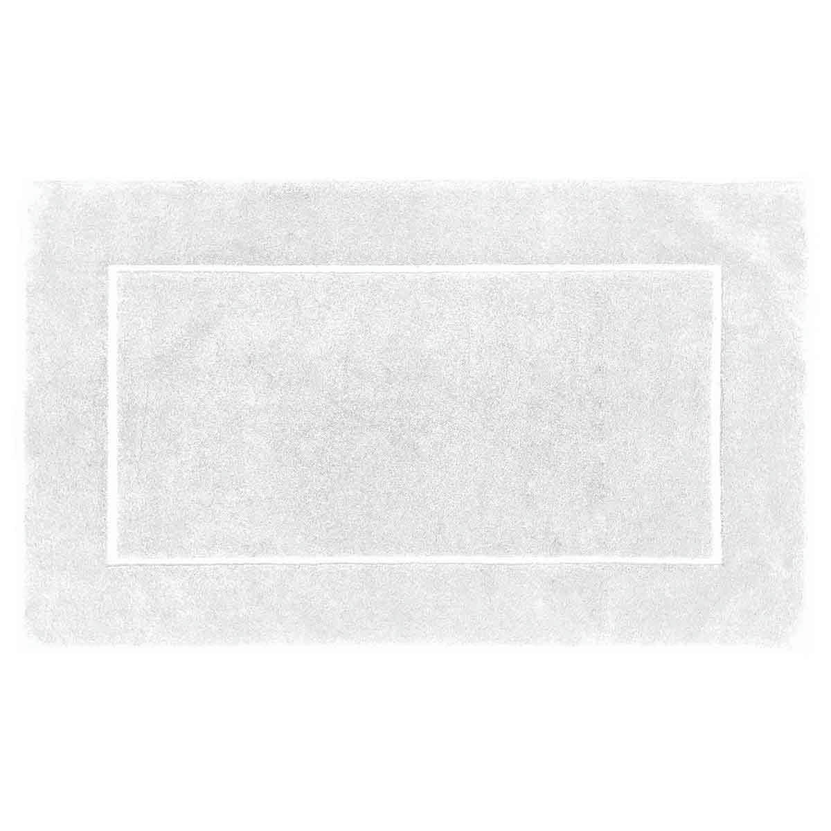 SENSOFT - Grand tapis de bain zéro twist 1000gr/m²  blanc  60x100 cm