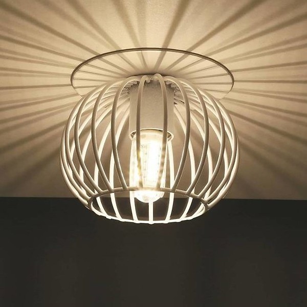 lampa sufitowa SK metalowa biała