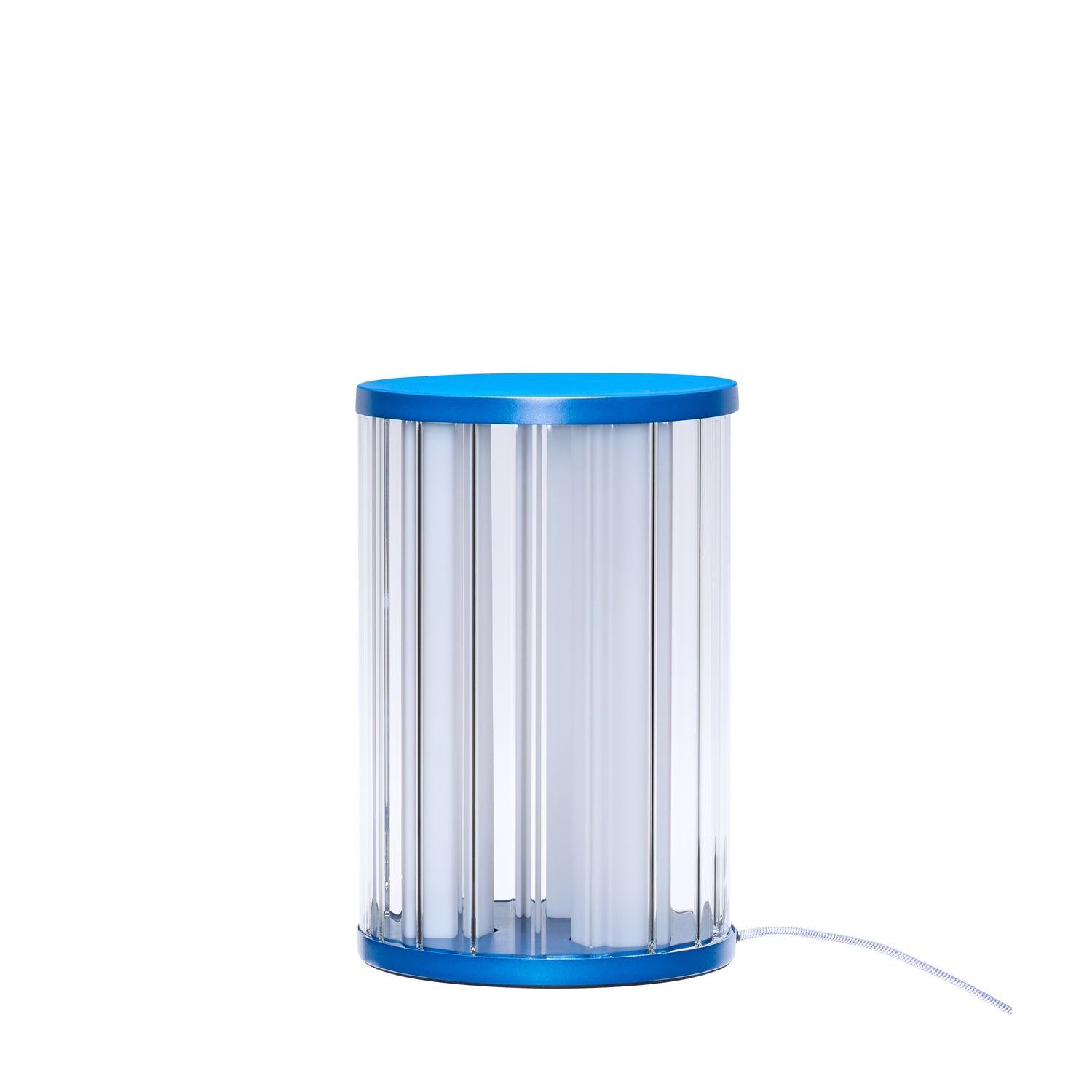 Hübsch tafellamp Aru - glas/ijzer - ø20xh30cm