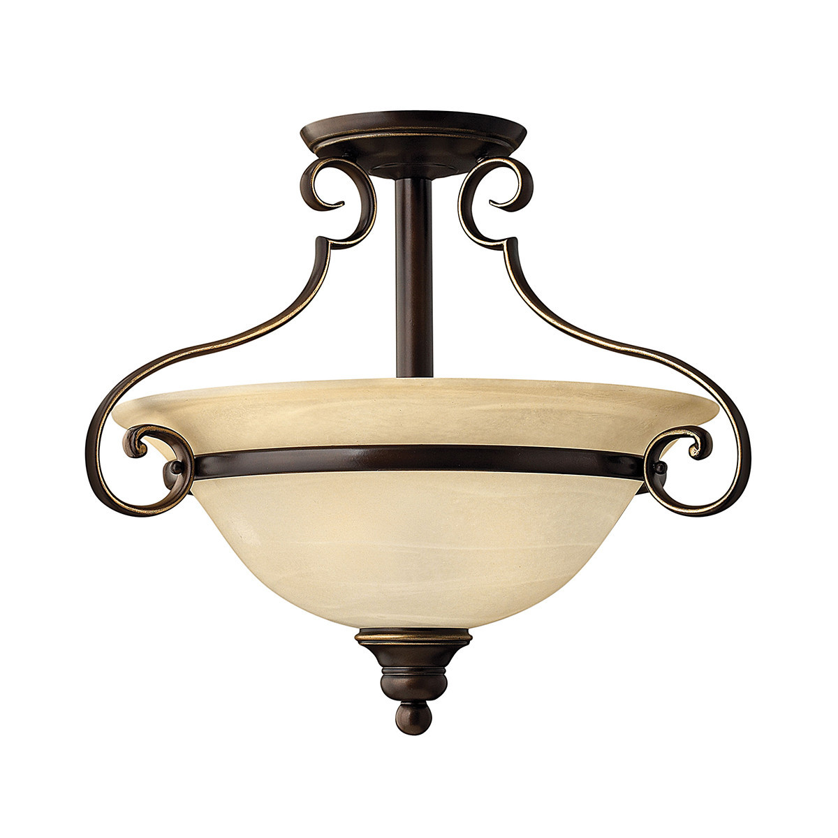 Lampa wisząca antyczny brąz Cello 2xE27x60W wym: 40,6x48,3x48,3 cm Hinkley