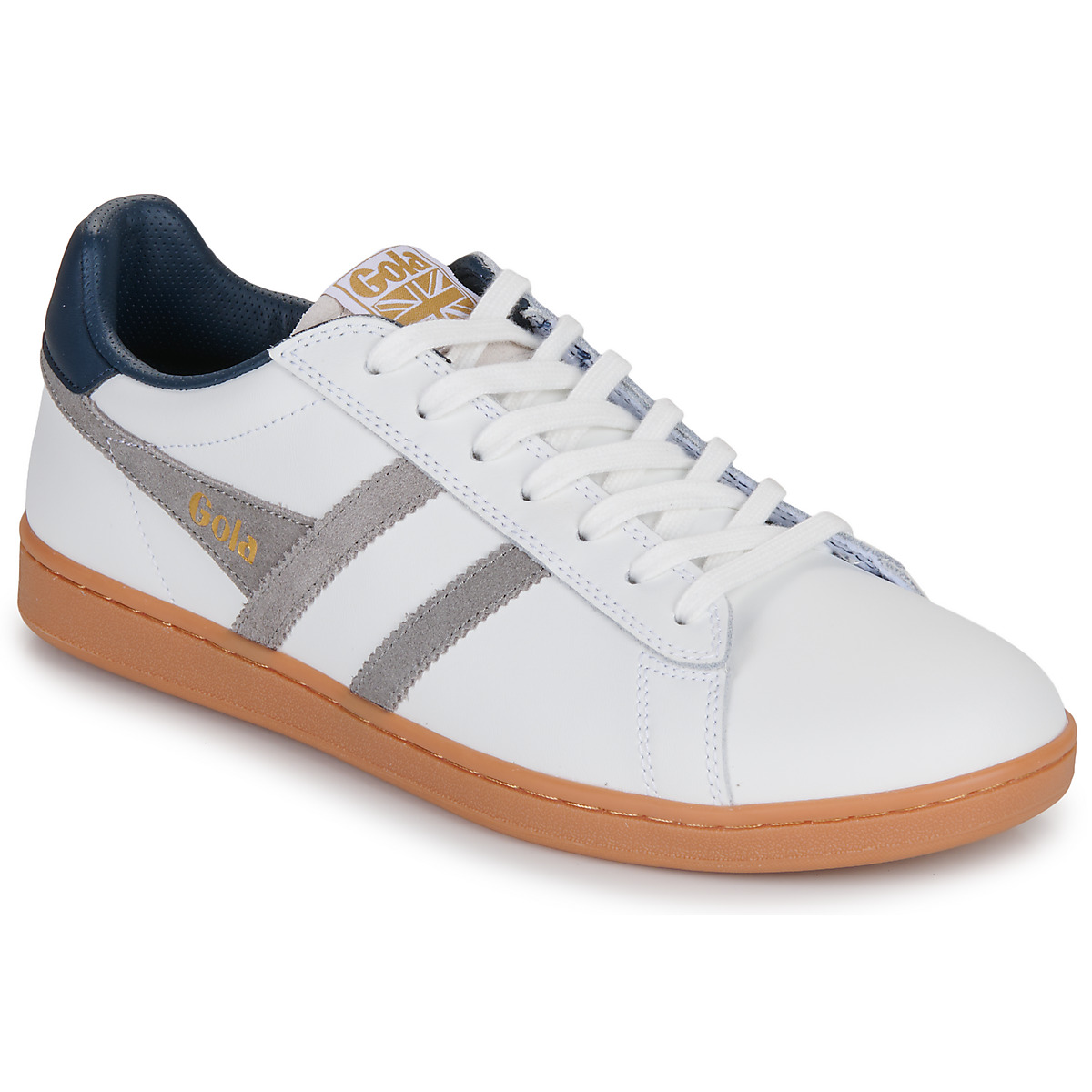 Gola - Equipe II Leather - White / Grey / Gum