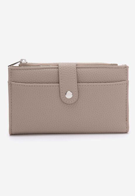 Womens Light Brown Slimline Purse