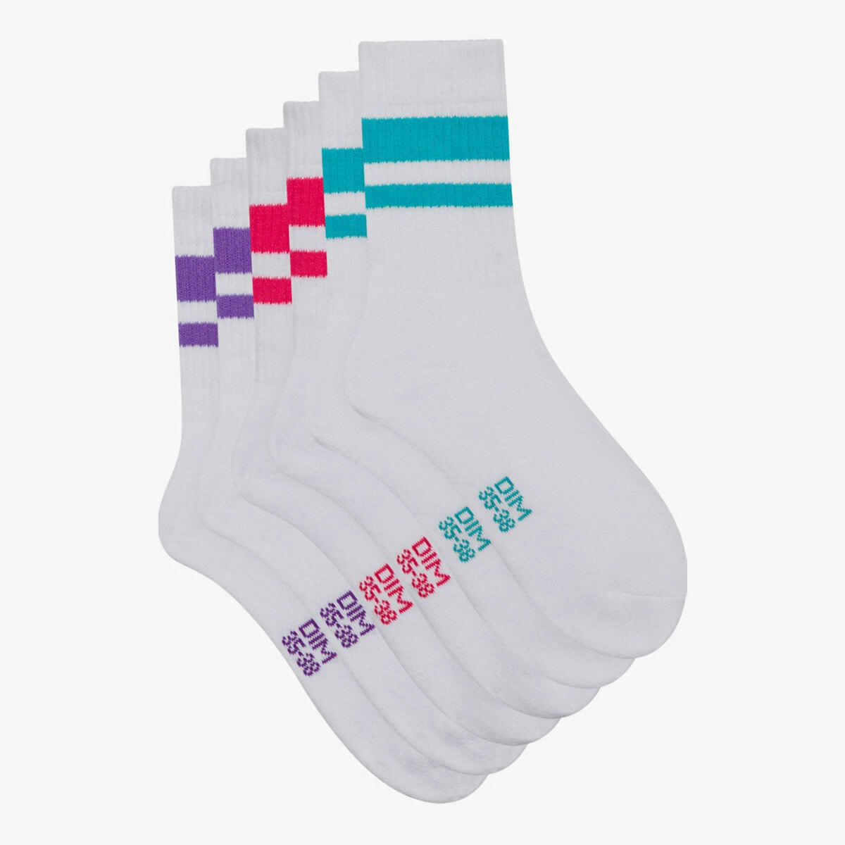 Lot de 3 mi-chaussettes Ecodim sport style