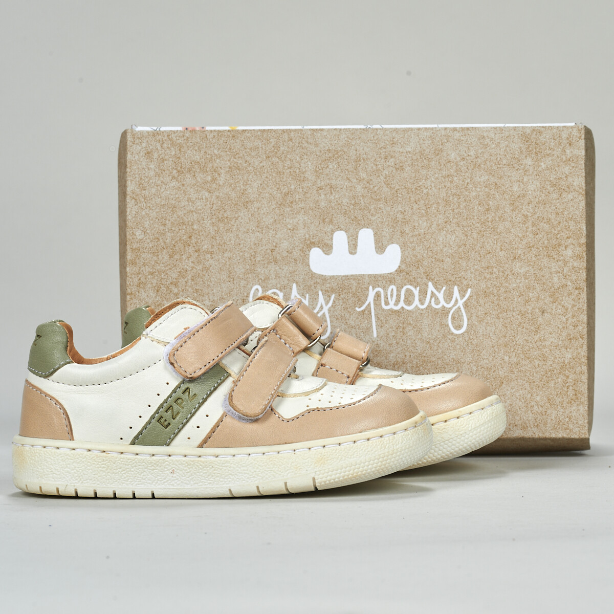Easy Peasy - MY GRANDE BASKET VELCRO - White