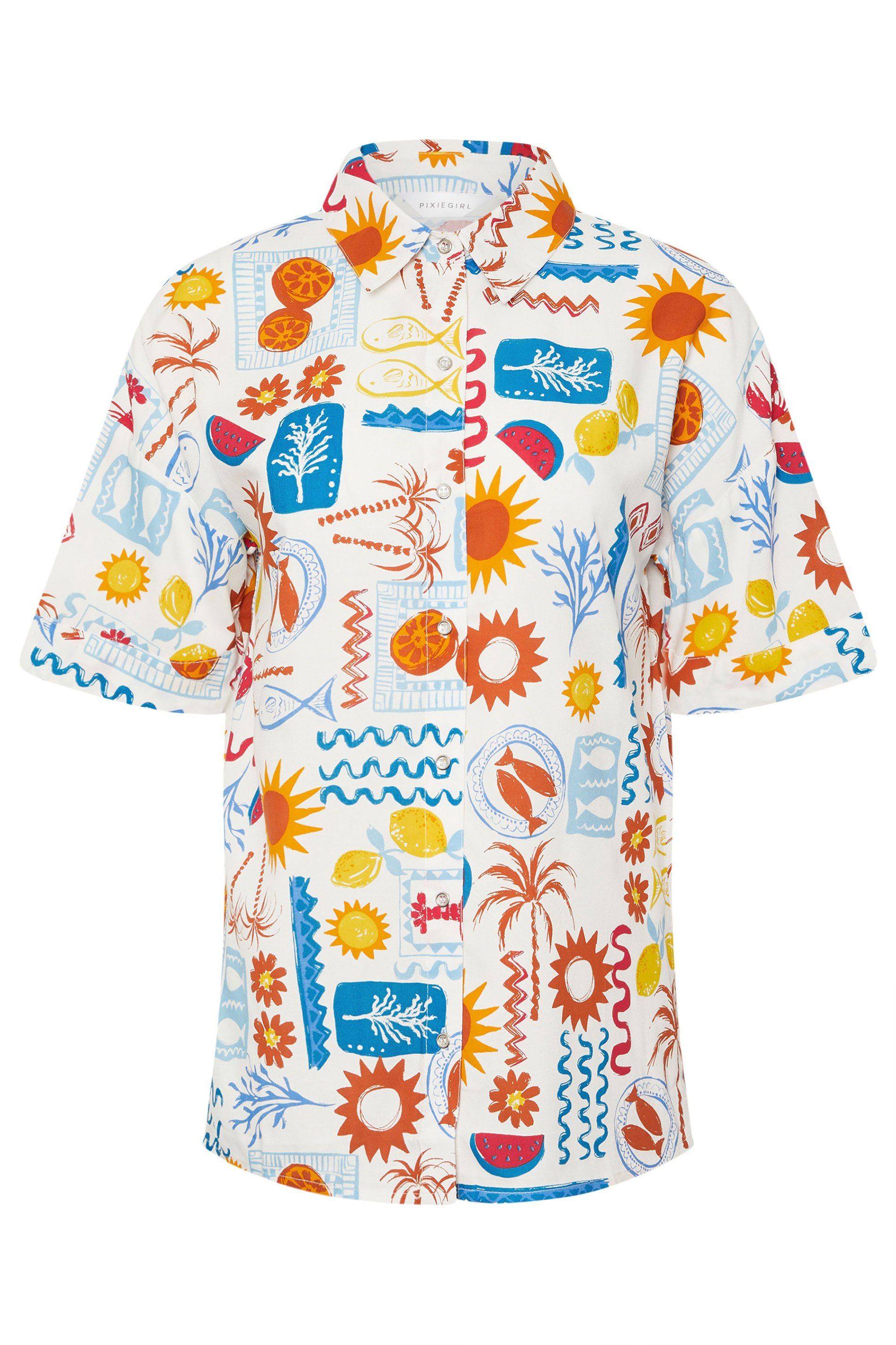 PixieGirl Petite Postcard Graphic Shirt