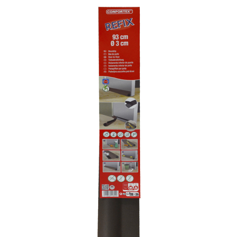 Bas de porte Refix brun Ø 3 x 93 cm CONFORTEX