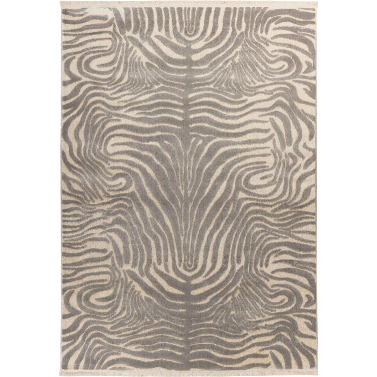 SAVANA - Tapis de salon en polypropylène marron 80x160 cm