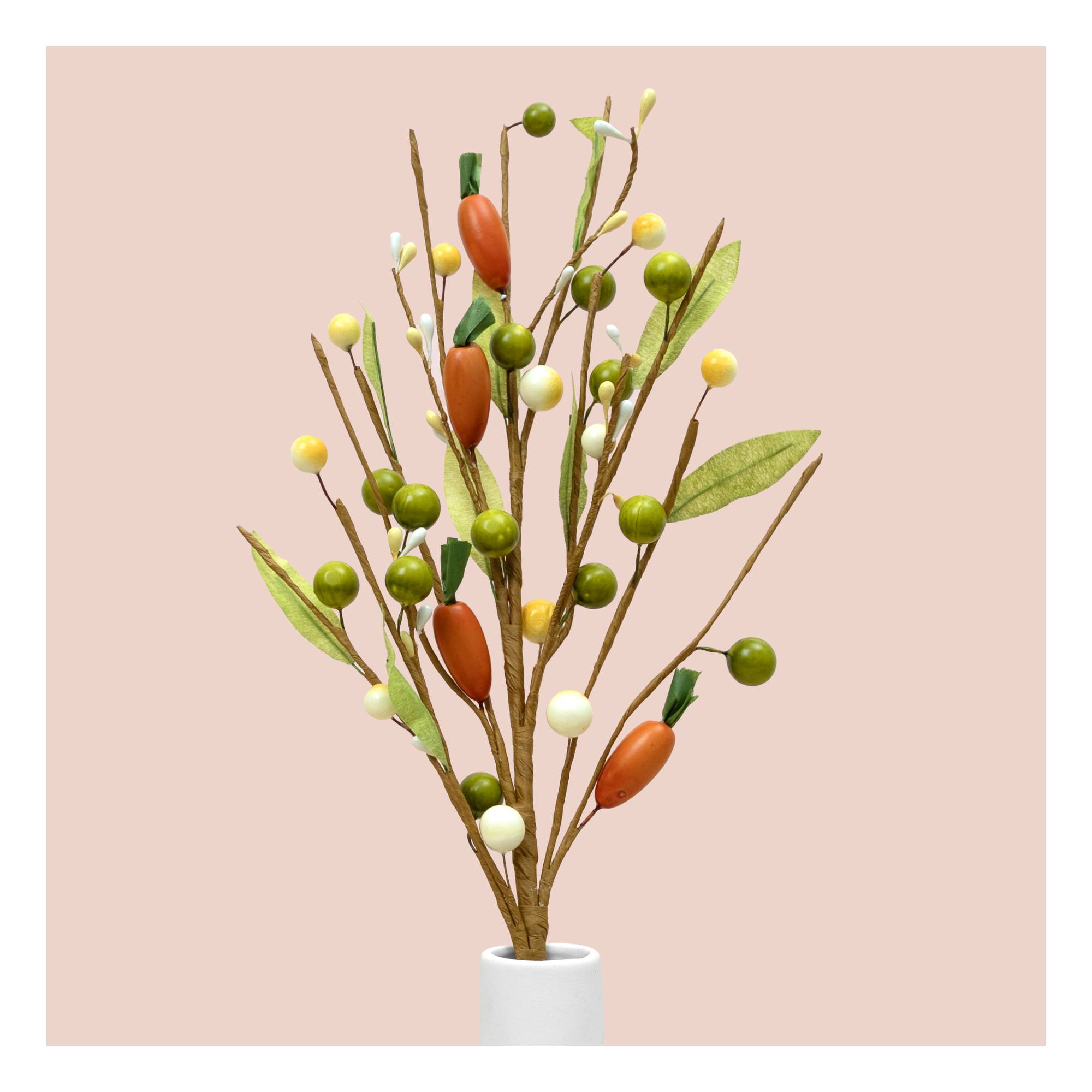 Carrot Floral Pick 50cm