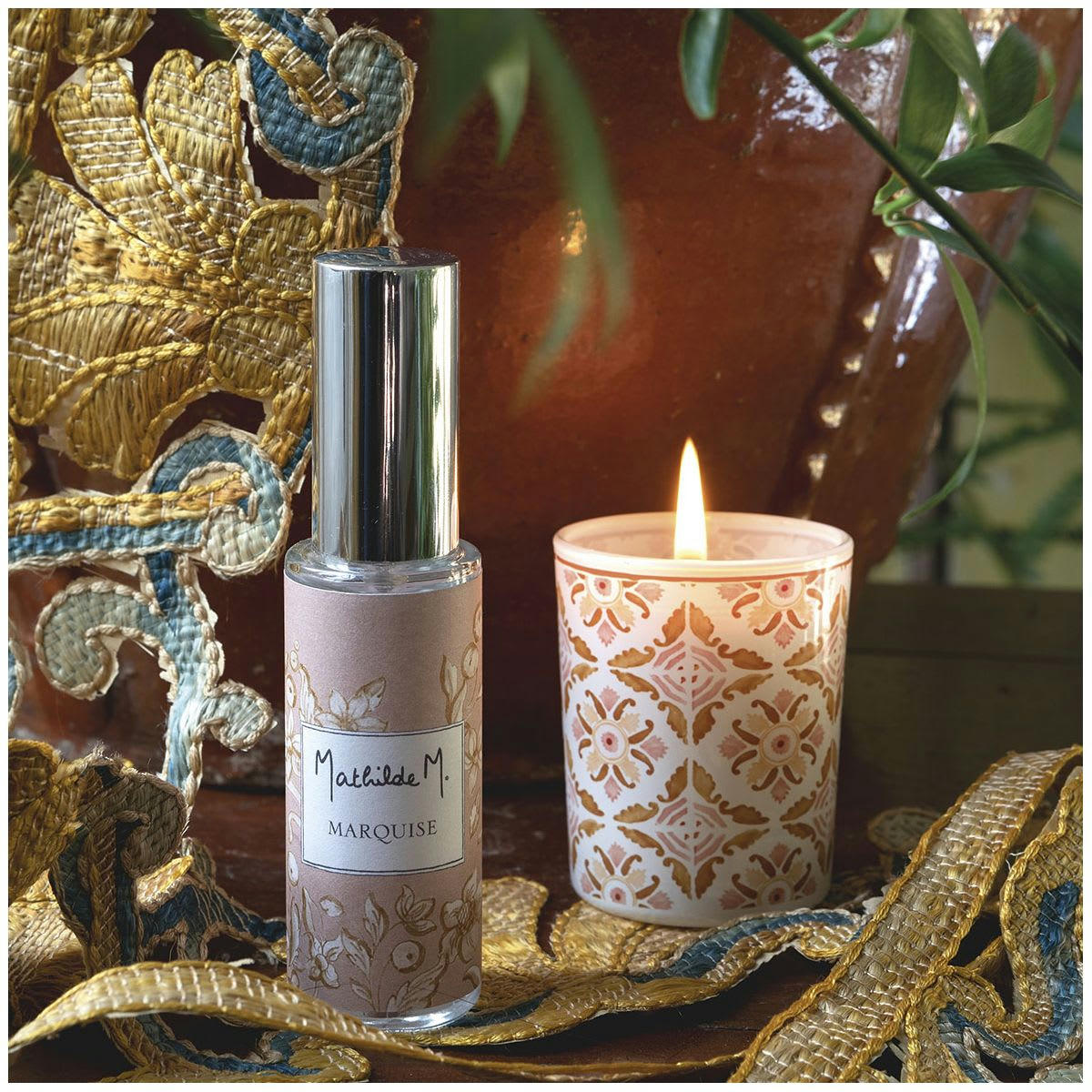 - Coffret bougie et spray d'ambiance - Marquise