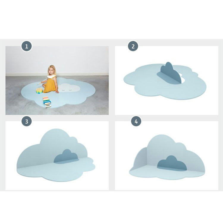 - Tapis de jeu pliable nuage bleu ciel (175 x 145 cm)