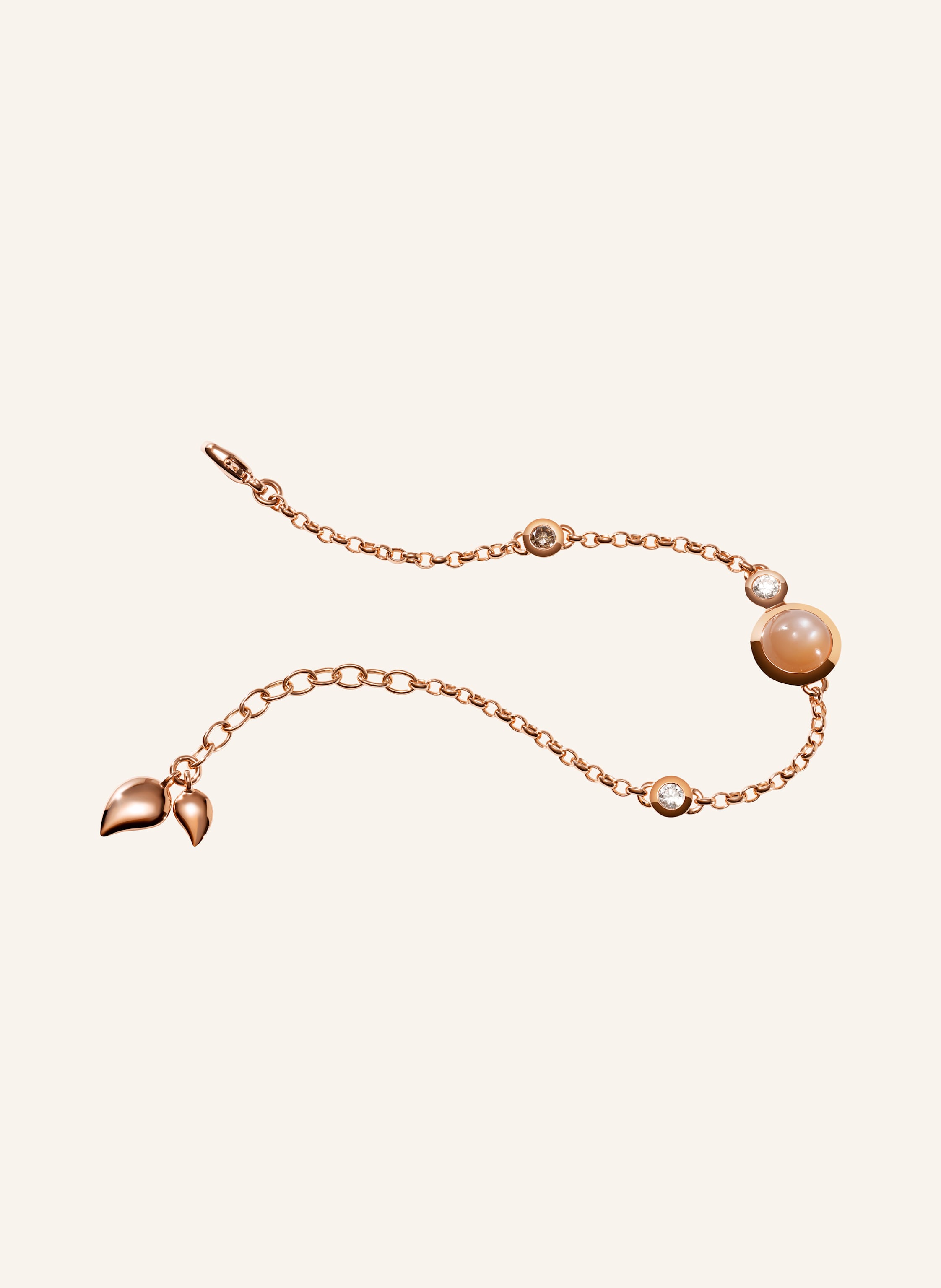 TAMARA COMOLLI Armband BRACELET BOUTON MINI CHAIN 'CAMEL' - SMALL/MEDIUM 18K Roségold