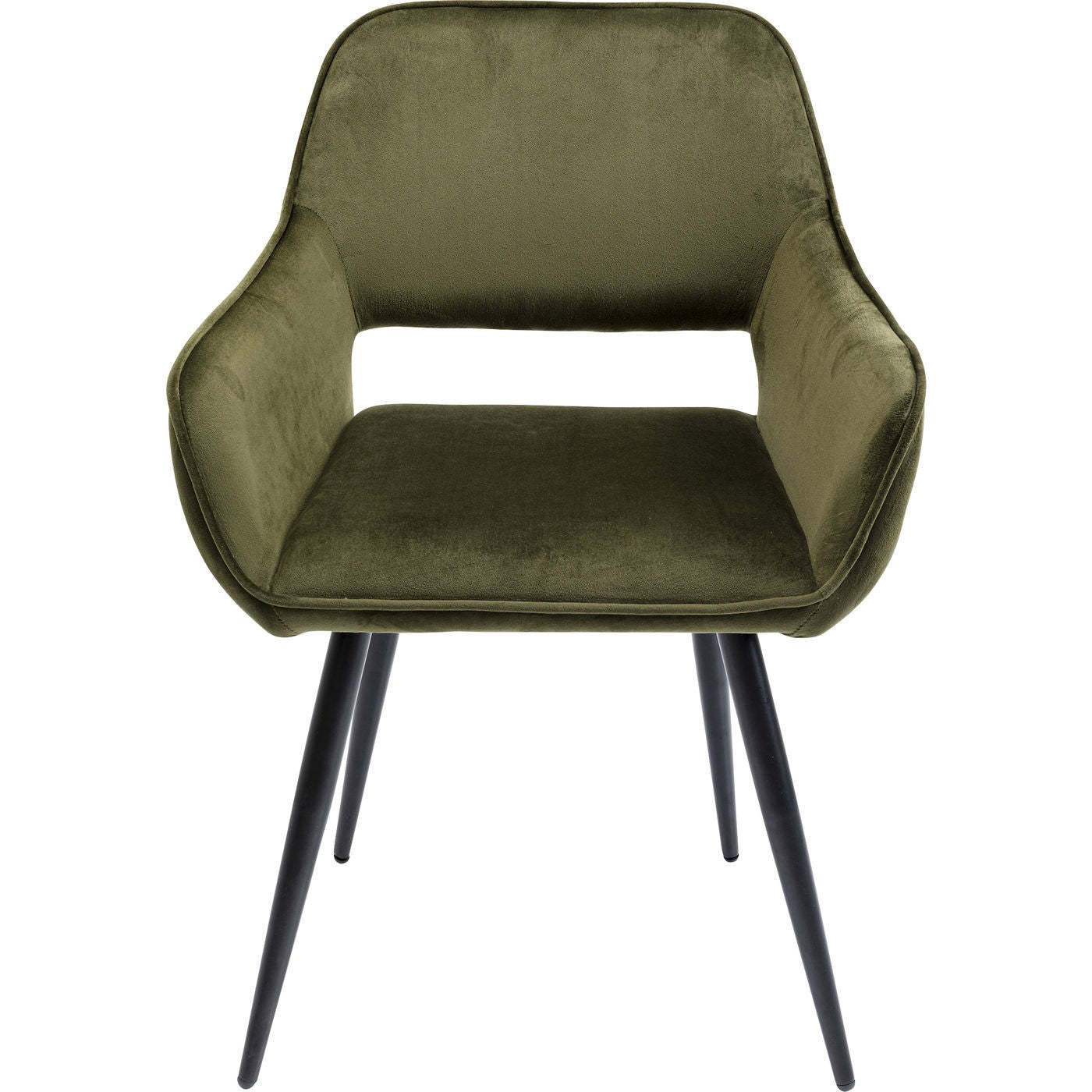 Kare Design Stoel met armleuningen San Francisco donkergroen