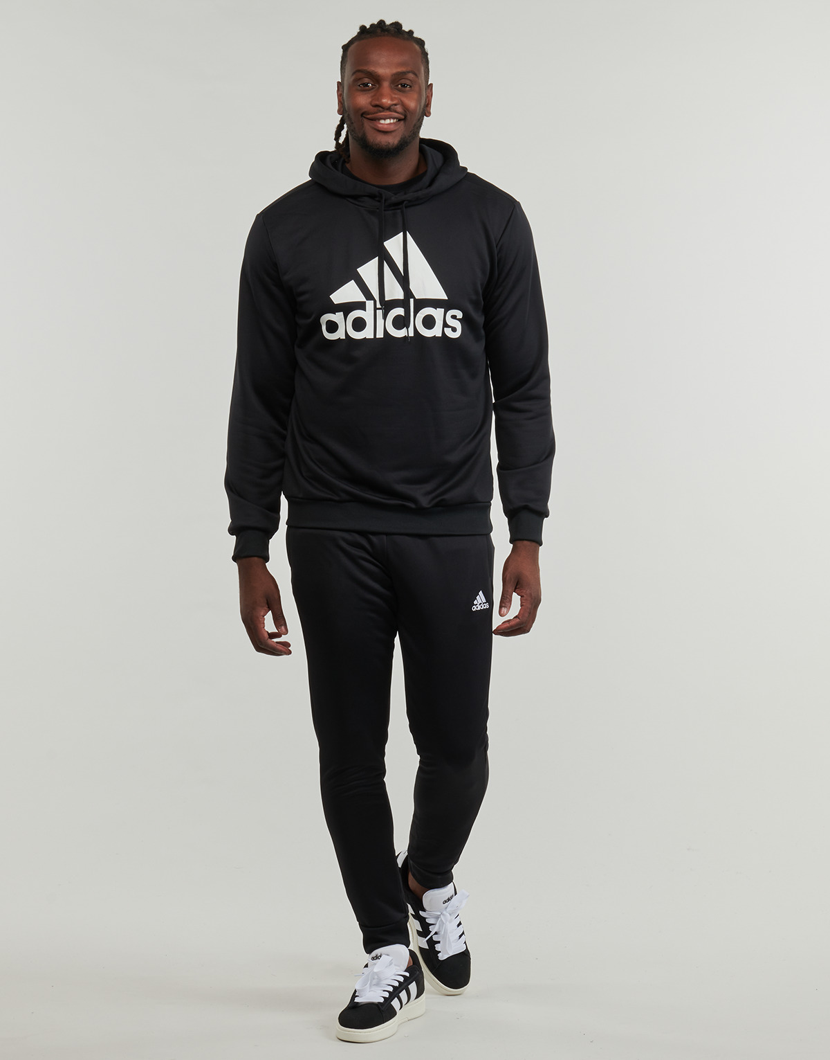 adidas - Sportswear French Terry Hooded Track Suit - Black