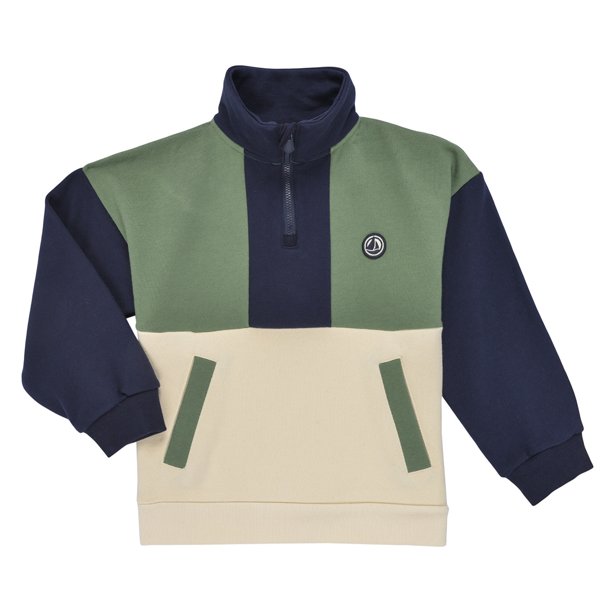 Petit Bateau - TREVOR - Marine / Green / Beige