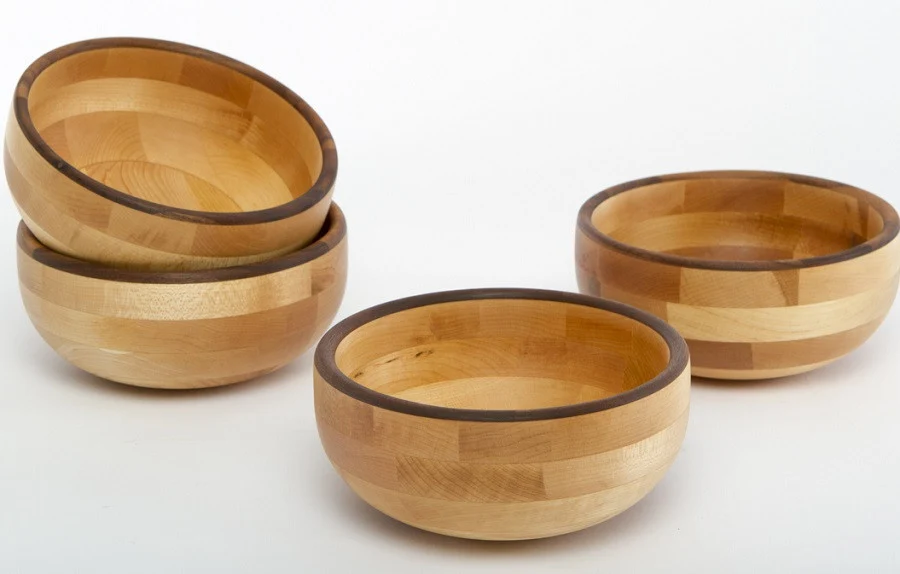 Flat Bottom Bowl 2X Bigger than Traditional Side Salad Bowls