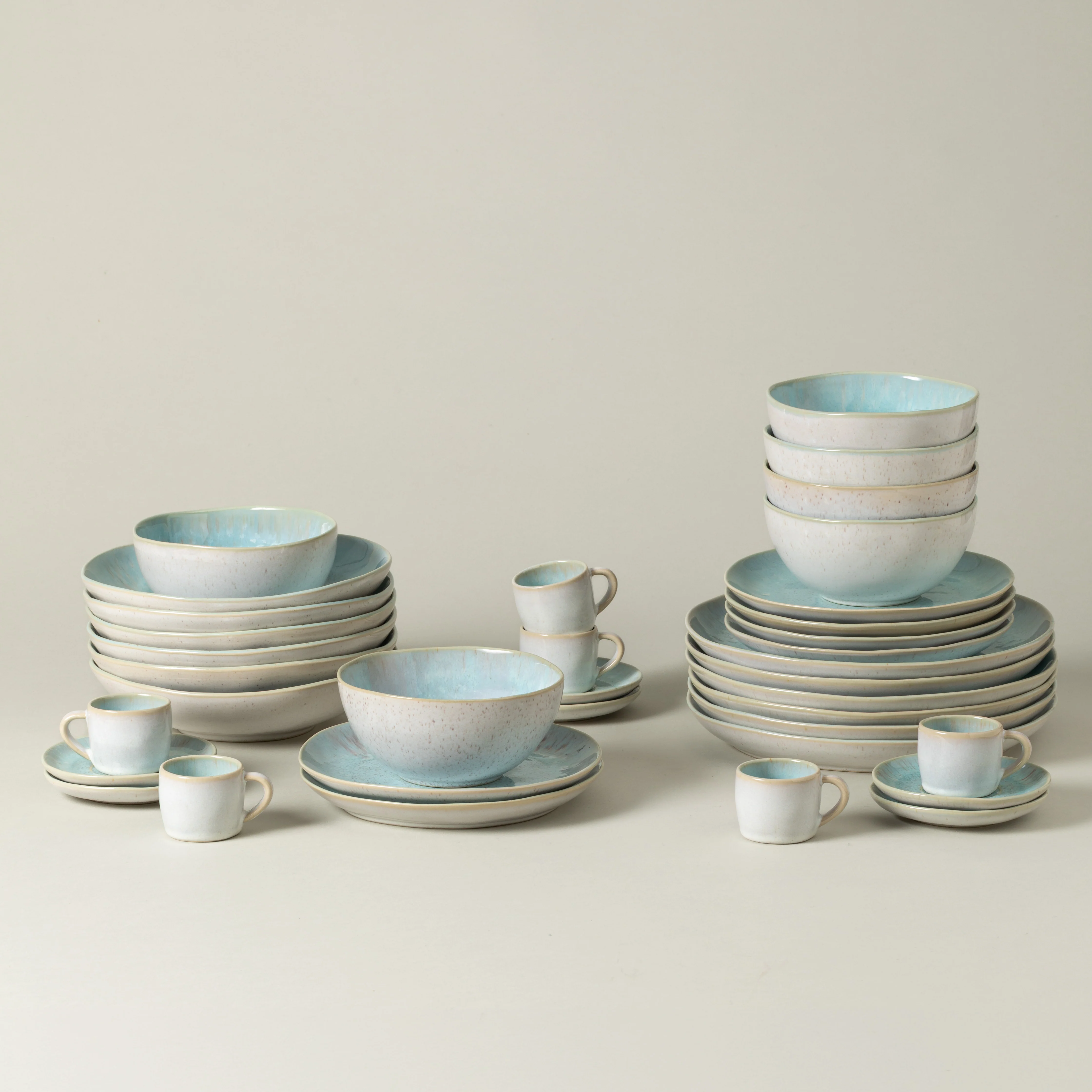 30-Piece Dinnerware Set with Coffee Cup and Saucer Eivissa, Casafina by COSTA NOVA