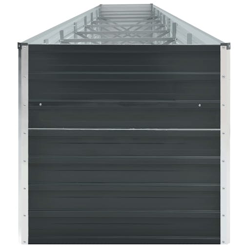 NNEVL Garden Raised Bed Galvanised Steel 600x80x45 cm Anthracite