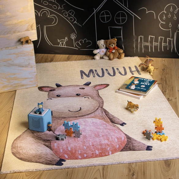 Kinder-Teppich »My Greta «, BxL: 115 x 170 cm, rechteckig, Baumwolle/Polyester