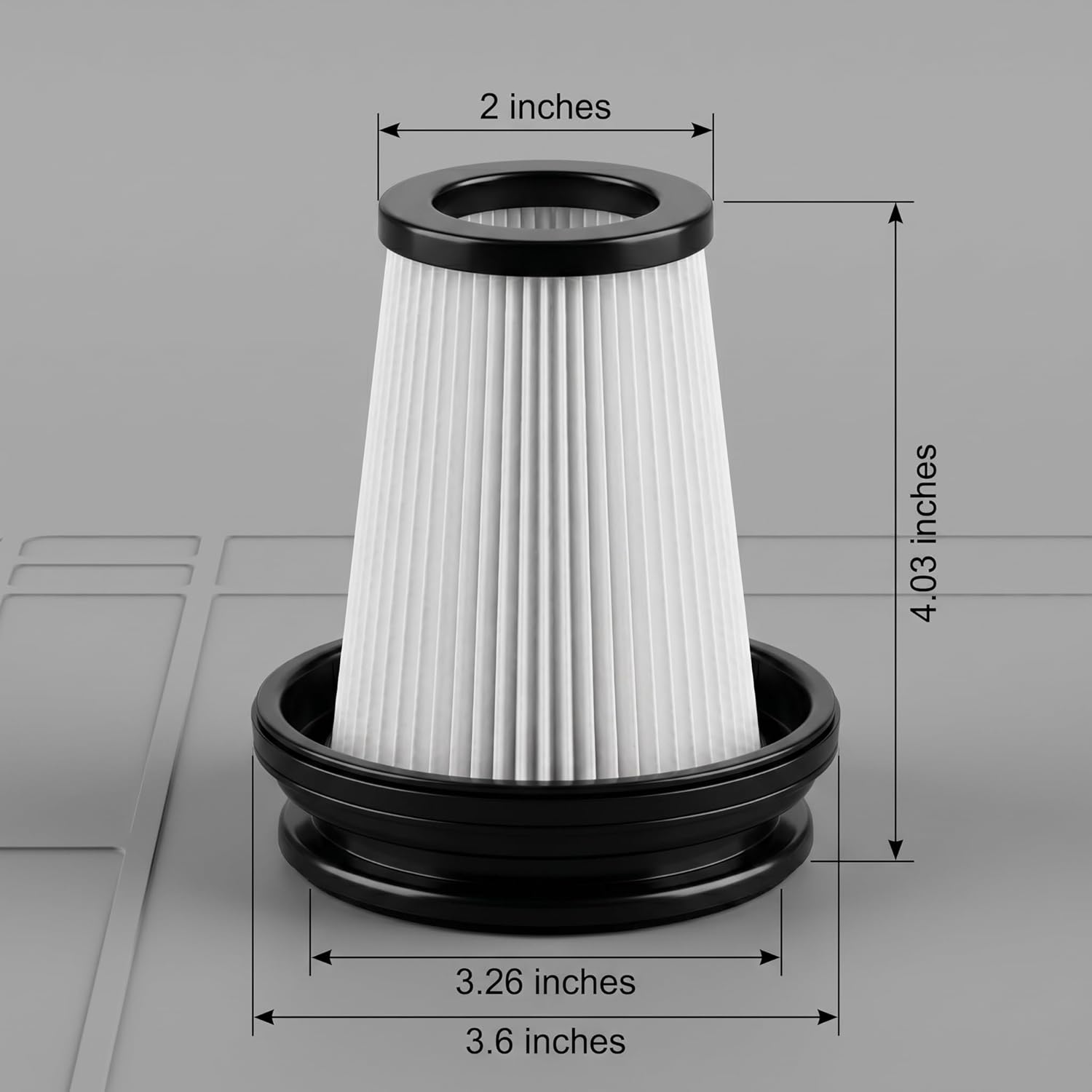Vacuum Cleaner Filter Replacement Compatible with Uosogi X9 Turbo Cordless Vacuum Cleaner Filter-4Pack