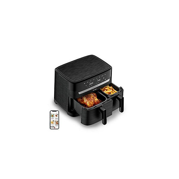 Friteuse sans huile Moulinex Air Fryer Easy Fry Dual 2 tiroirs EZ901N20