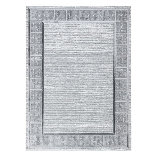 Dywan ALLURE 8783 Grecki klucz, ramka - Strukturalny, stylowy, 80x150 cm