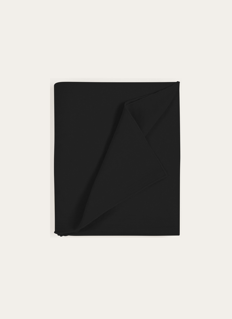 NAPPE COTON LIN FINITION BOURDON NOIR