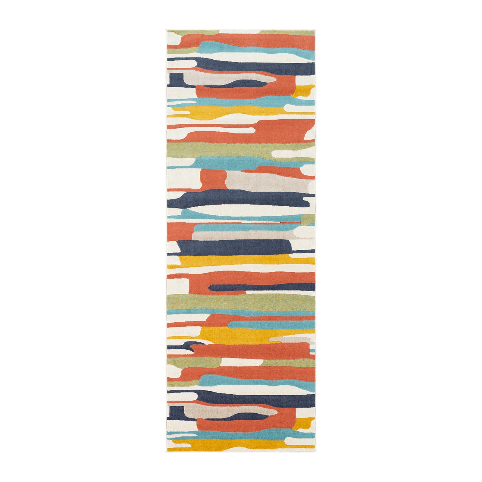 by fonQ Pincel Runner Vloerkleed 80 x 220 cm - Terra