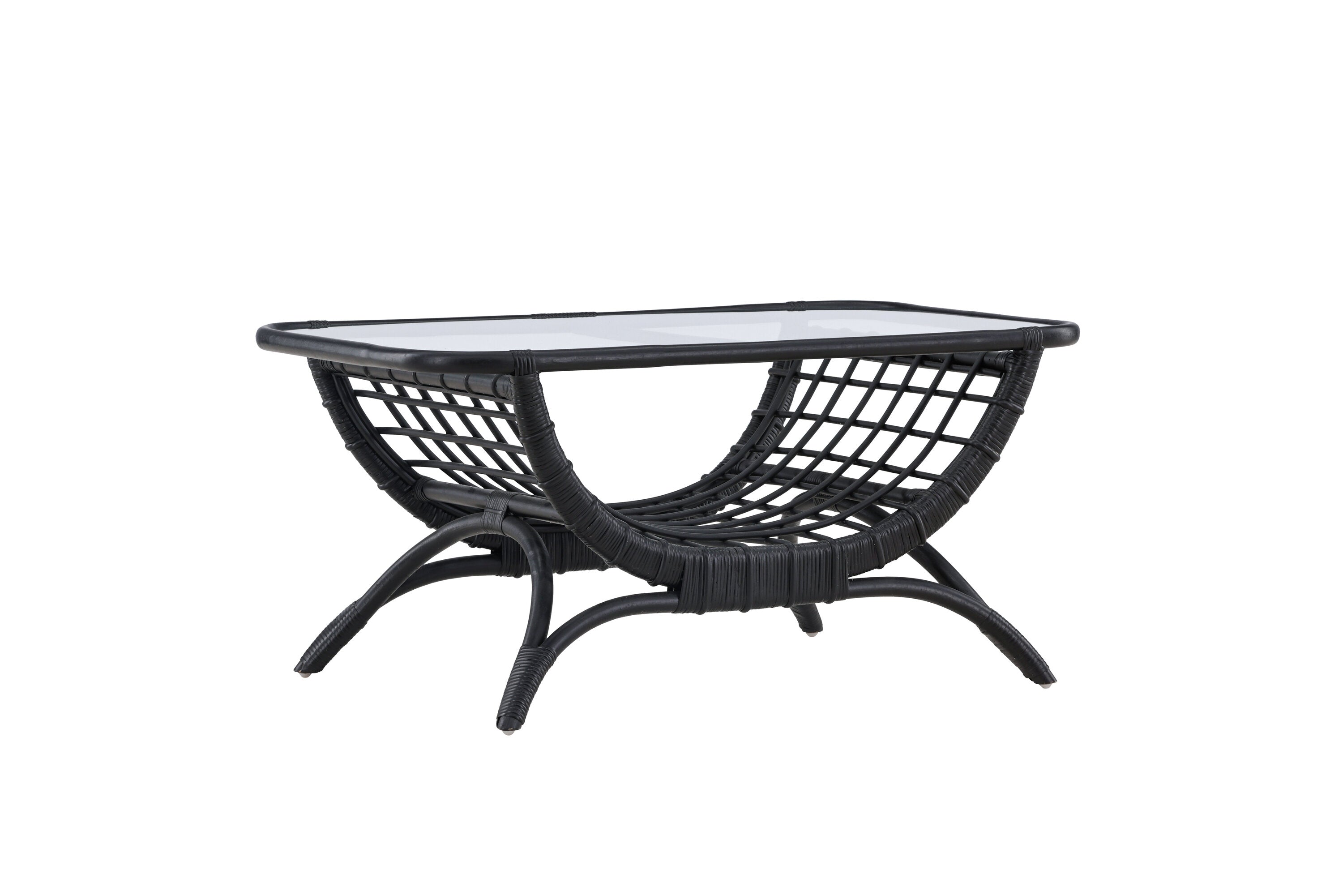Rebellenclub Tuin Salontafel Quarto - 96 x 60cm - Zwart