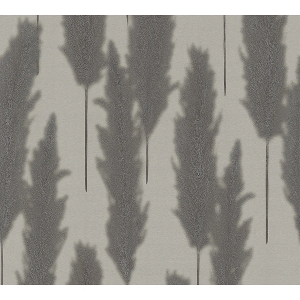 Vliestapete, BxL: 53 x 1005 cm, grau