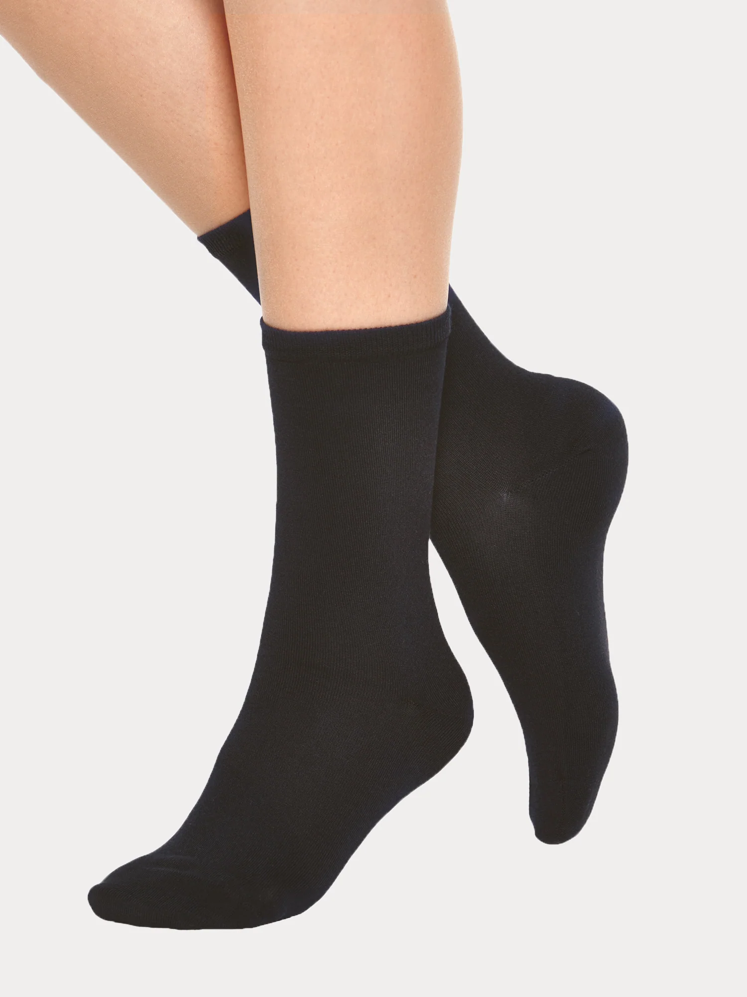 COTTON BASIC nilkkasukat, 5 paria - musta