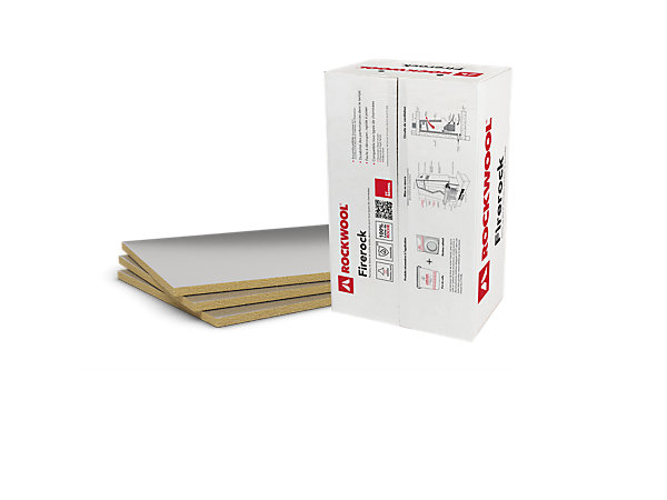 Panneau laine de roche Rockwool Firerock - 0,6 x 1 m ép.30 mm (vendu au panneau)