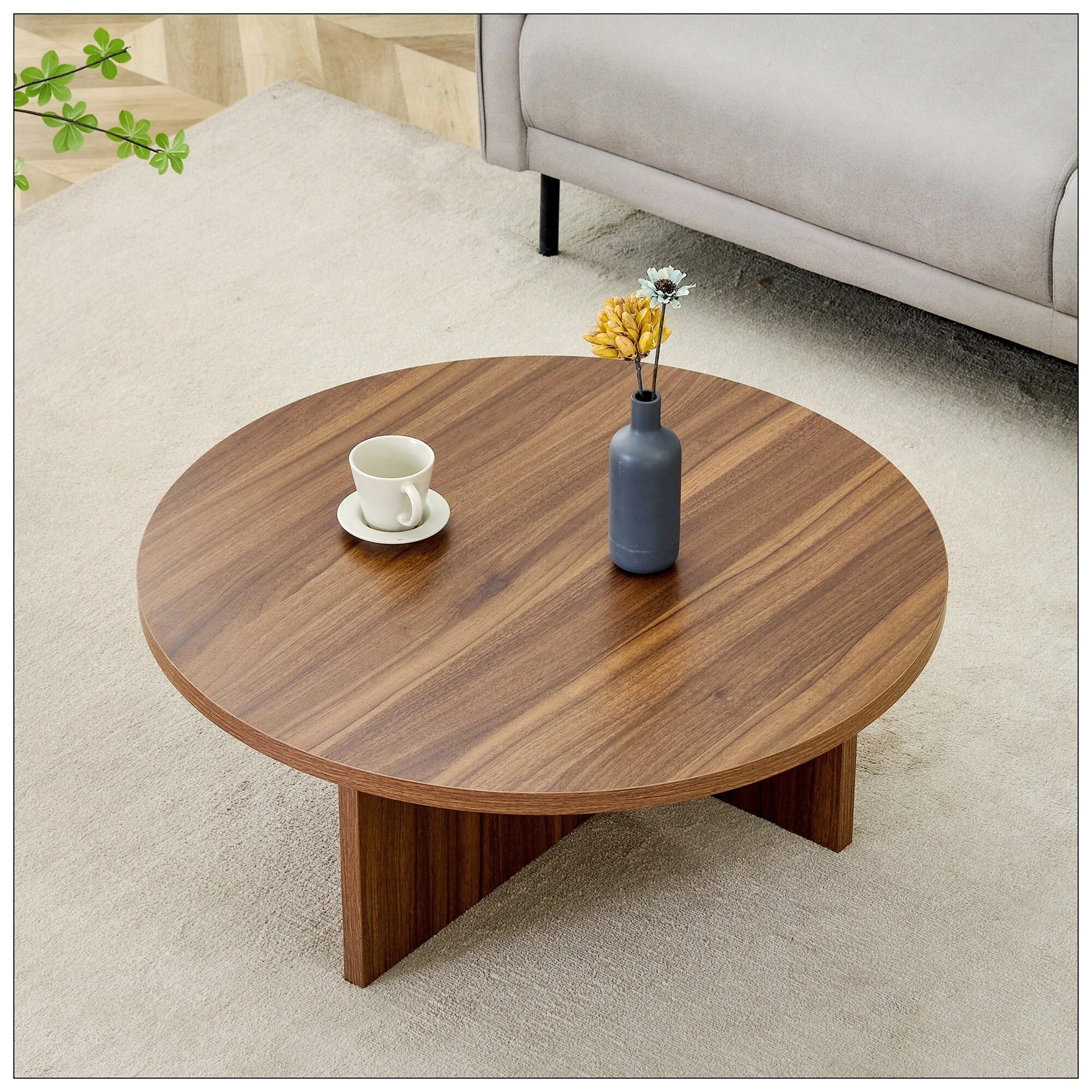 Round Coffee Table for Diverse Interior Styles