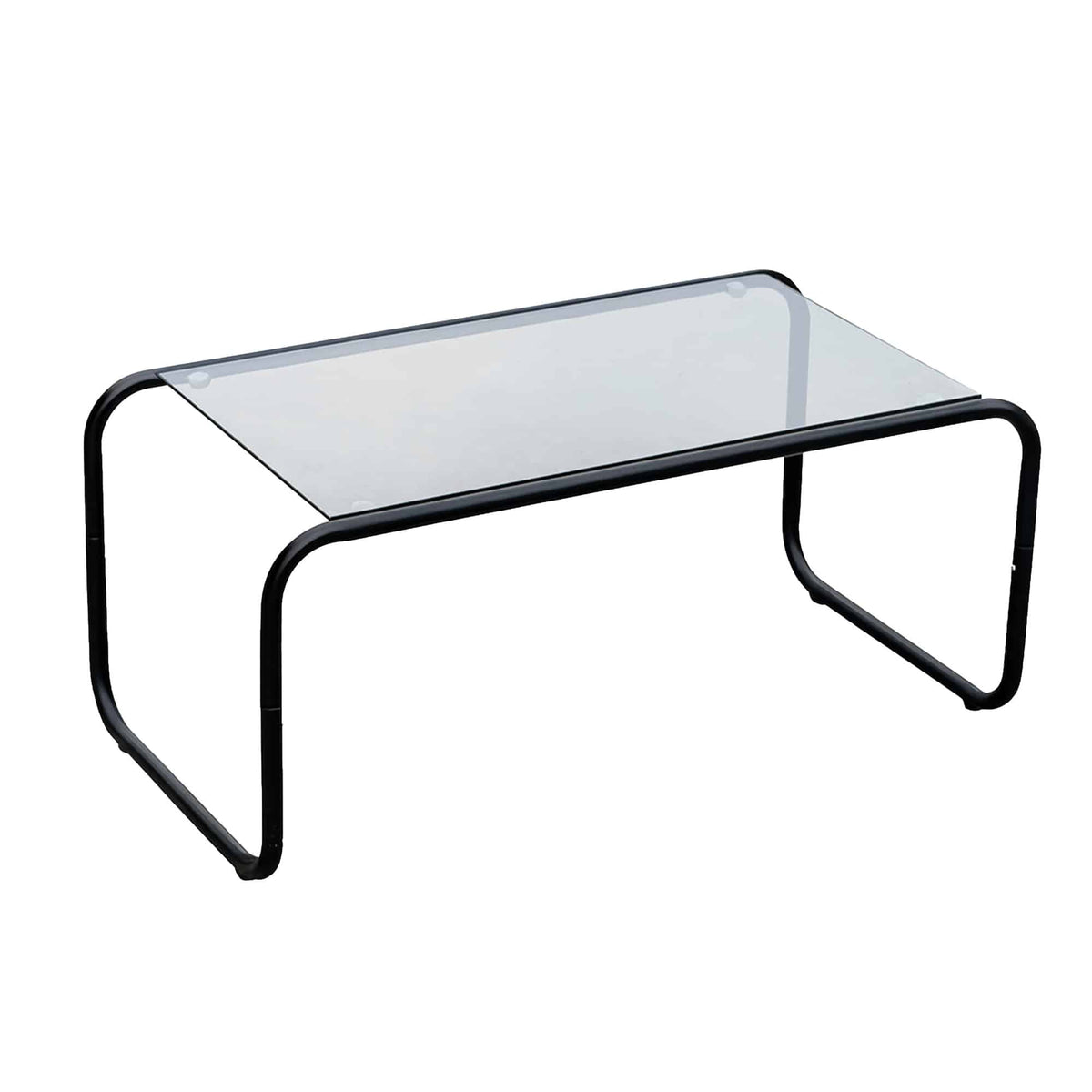 Leitmotiv salontafel Ventana - zwart - 80x40x36cm